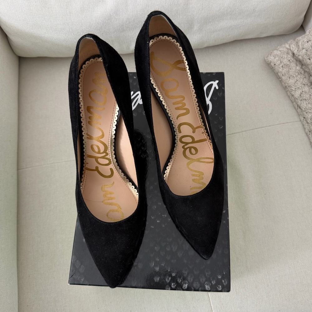 Sam Edelman Hazel Pumps Excellent Condition! Black 7.5 - Picture 3 of 7